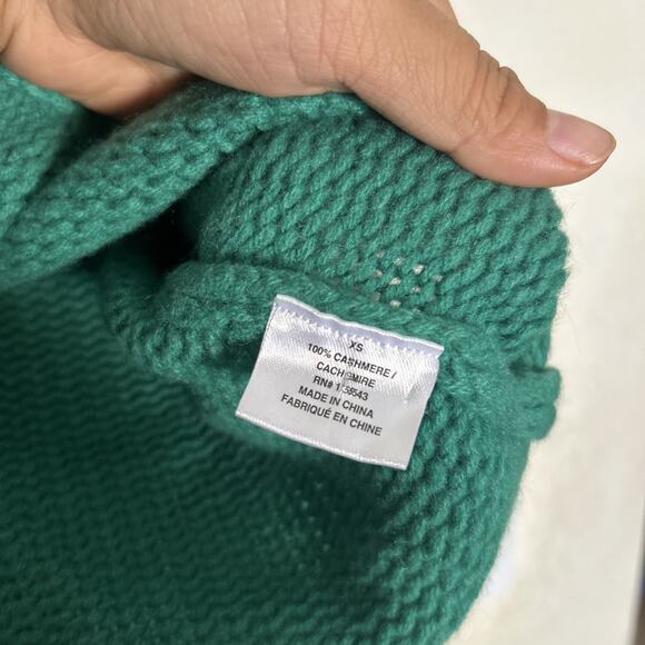 Sablyn 2020 Bianco Cashmere Cardigan- emerald green size XS - Picture 3 of 4